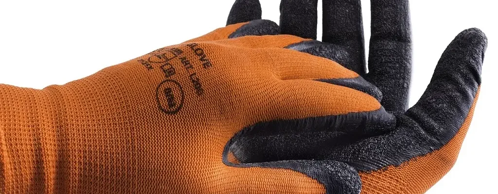 rękawice budowlane, okulary ochronne