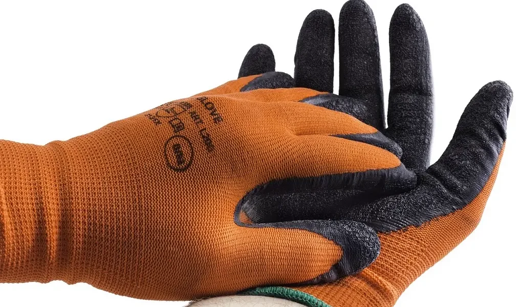 rękawice budowlane, okulary ochronne