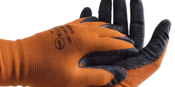 rękawice budowlane, okulary ochronne